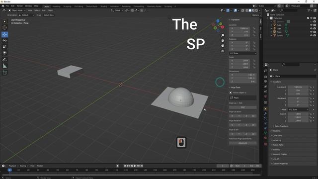 Blender Tutorial Align objects in Blender смотреть онлайн