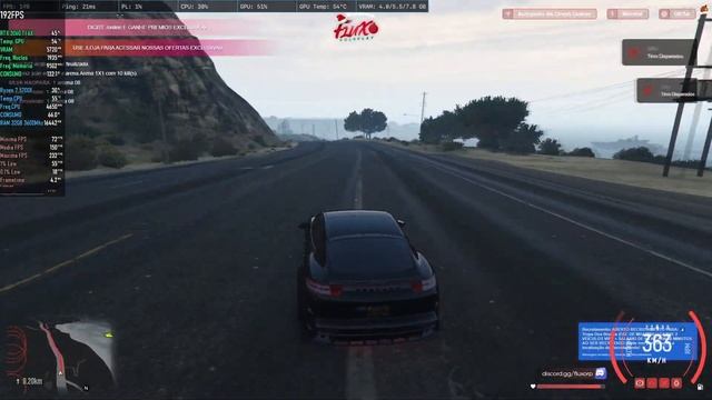 RTX 3060 TI GDDR6X  + RYZEN 7 5700X NO GTA 5 ROLE PLAY RP #testeemjogos #pcgamer