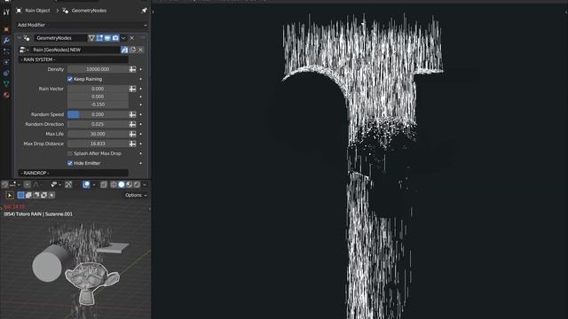 Blender Rain Simulation (Realtime EEVEE) смотреть онлайн