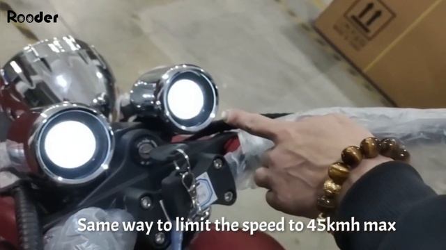 How to release the speed of the Harley electric scooters Rooder citycoco Chopper смотреть онлайн