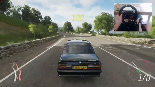 BMW M5 1988 - Forza horizon 4- logitech g29 смотреть онлайн
