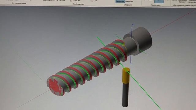 MasterCAM 2022 4-axis screw production смотреть онлайн