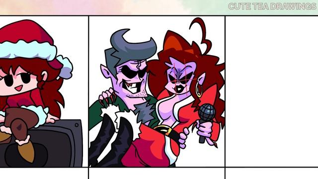 Drawing Friday Night Funkin Christmas Mods | FNF Holiday Mods | Timelapse Art смотреть онлайн