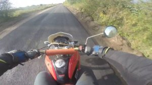 УЧУСЬ ДЕЛАТЬ ВИЛИ НА КИТАЙСКОМ ЭНДУРО