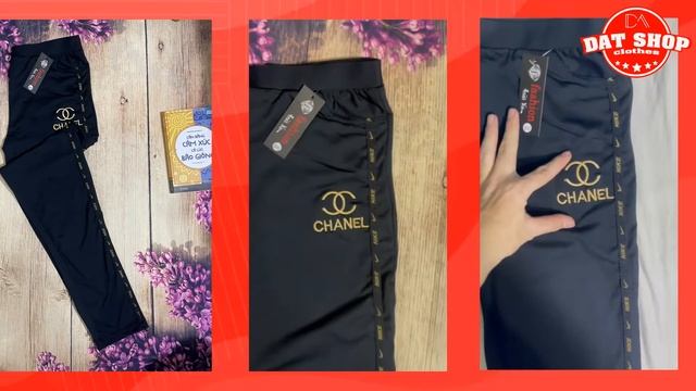 Quần legging nữ - quần thun nữ thêu logo CN co giãn tốt [ảnh +video byD.A.T] смотреть онлайн