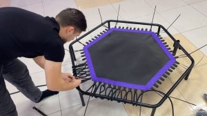 Перетяжка фитнес-батута для джампинга