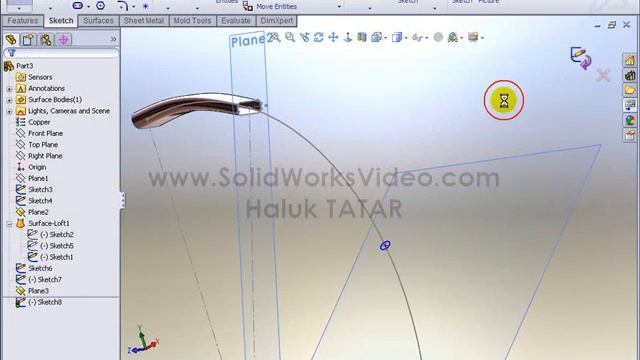 SolidWorks 2011 - 608--Yüzey Kulaklık смотреть онлайн