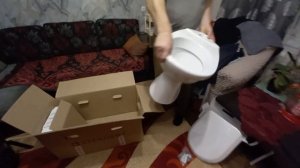 Распаковка — Унитаз напольный Керамин Рива Инкоер
