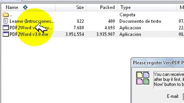 Cambiar Formato PDF A WORD Con Pdf2word.v.3.0
