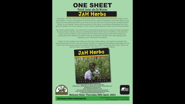 JAH Herbs - Patrick Junior {Official Audio} смотреть онлайн