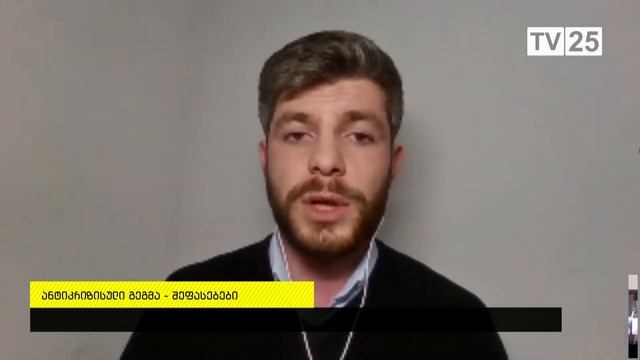 ანტიკრიზისული გეგმა -შეფასებები