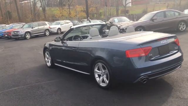 2016 Audi A5 AWD Convertible Utopia Blue for sale at eimports4Less смотреть онлайн