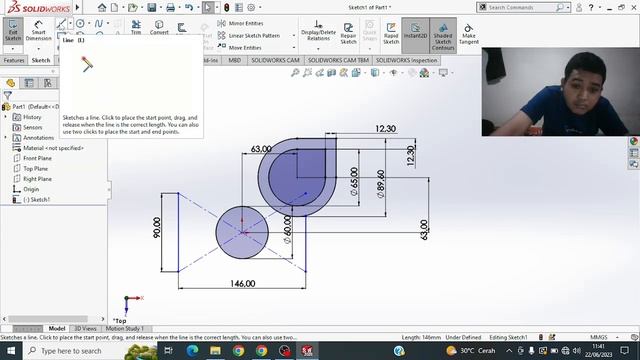 Ismail execise SOLIDWORKS 20 смотреть онлайн