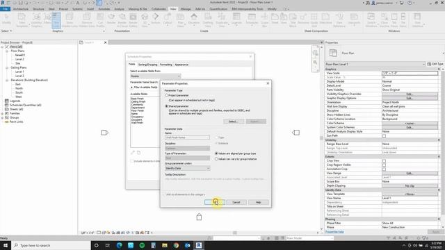 Shared Parameters in Key Schedules in Revit 2022 смотреть онлайн