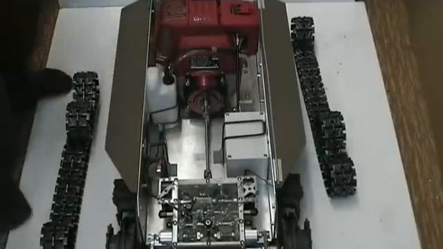 RC Tank CG tank transmission in 1/6 scale tank Stuart dryrun смотреть онлайн