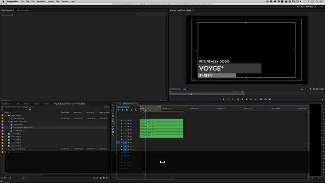 Rampant Modern Lower Thirds Premiere Pro Template Tutorial смотреть онлайн
