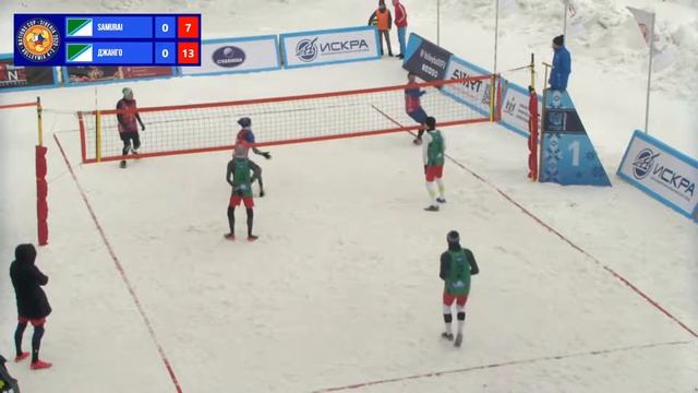 ДЖАНГО vs SAMURAI. ГОРЯЧИЙ СНЕГ 2022. Волейбол на снегу смотреть онлайн