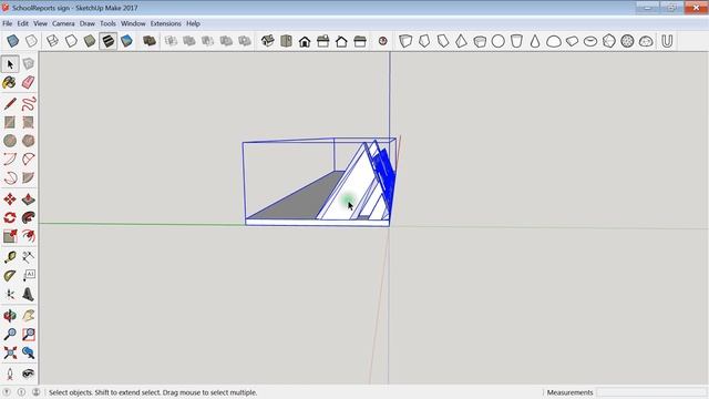 Designing the SchoolReports sign in SketchUp смотреть онлайн