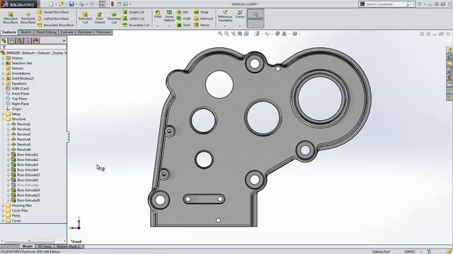 SolidWorks 2015 What,s NEW 01 UI Demo смотреть онлайн