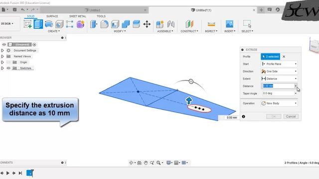 Autodesk Fusion : Basic 3D Modeling with Rib Feature смотреть онлайн