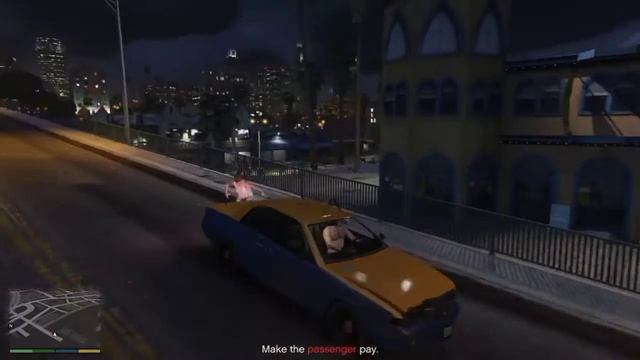 THE PASSENGER WAS GOING WITHOUT PAYING THE FARE OF TAXI😂 смотреть онлайн