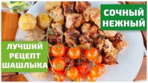 ШАШЛЫК в духовке СОЧНЫЙ и МЯГКИЙ! Секрет ВКУСА в Маринаде! Рецепт Шашлыка в домашних условиях!
