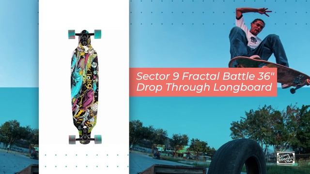 😍 Sector 9 Fractal Battle 36" Drop Through Longboard 😍 🛹 смотреть онлайн