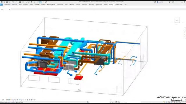Revit-Kitchen ventilation. смотреть онлайн