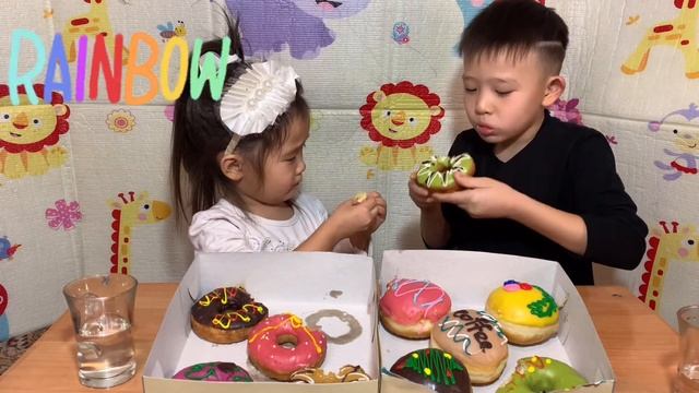 Donuts самые вкусные пончики пробует Аваль и Эсмира смотреть онлайн