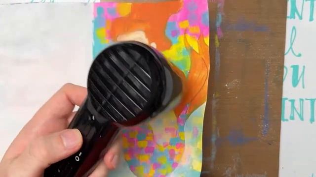 Mixed Media Mermay | Jane Davenport Gesso | Prismacolor Colored Pencils