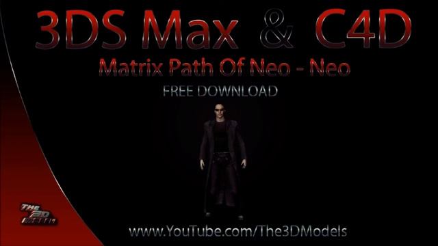Cinema 4D/ 3DS Max | Matrix Neo Model Download смотреть онлайн