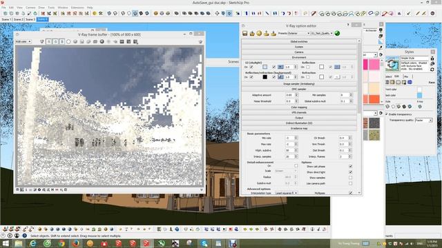 How to use HDRI to lighting in SketchUp - combine with VraySun смотреть онлайн
