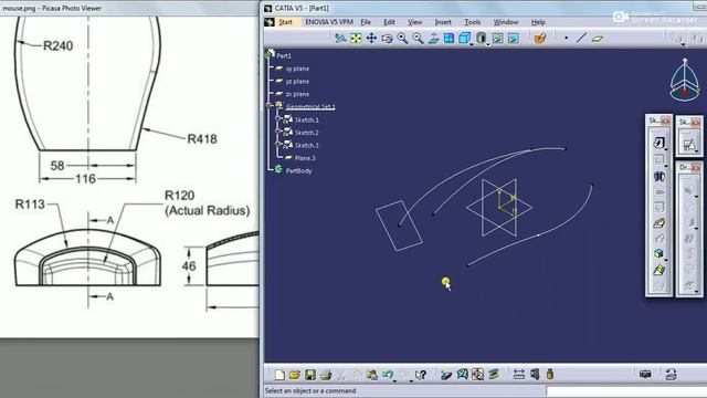CatiaV5 || Mouse Cover Design in Catia explained in Hindi || Anand Asawa смотреть онлайн