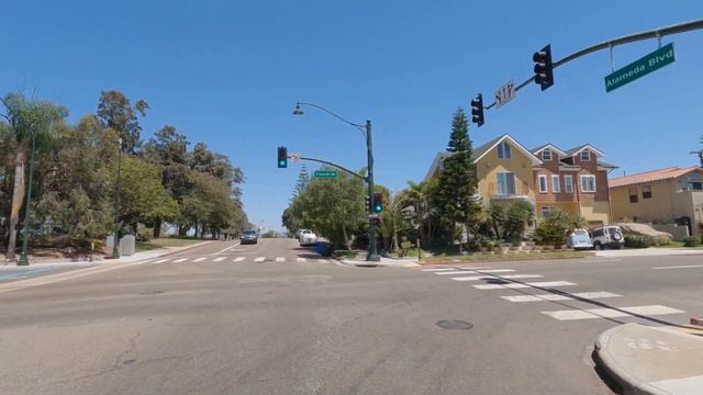 Driving in San Diego | Downtown - Coronado - La Jolla | смотреть онлайн