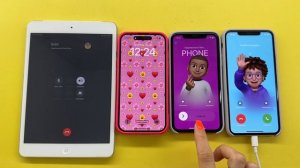 Incoming Call FaceTime IPhone 11/11 Pro Max/14 Pro vs IPad Mini 2