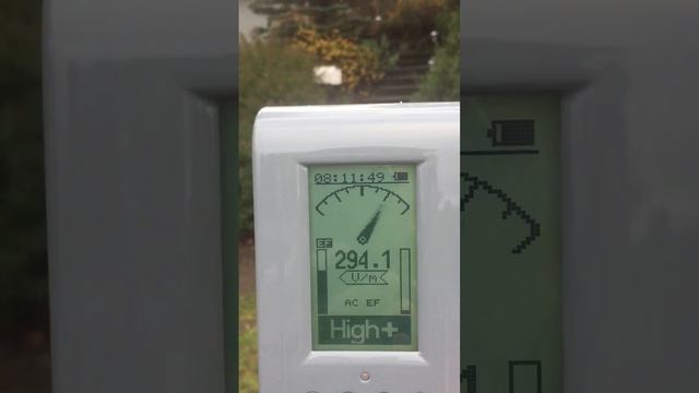 GQ EMF-380 used to check 11KV street power line Electric Field (EF) смотреть онлайн