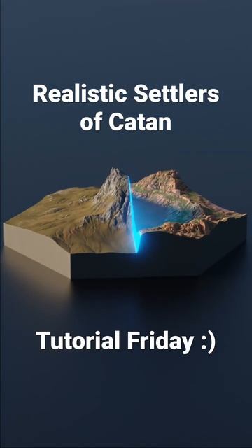 Realistic Settlers of Catan Pieces in Blender | Tutorial Friday смотреть онлайн