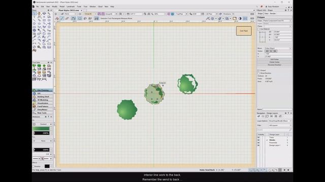 7.2g Apply fill across plant grouping - Vectorworks 2023 смотреть онлайн