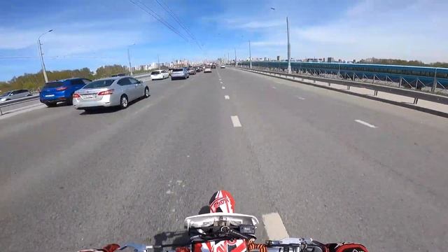 КИТАЙСКИЙ СУПЕРМОТО | ПОСТАВИЛ МОТАРДЫ НА KAYO T1 | SUPERMOTO смотреть онлайн