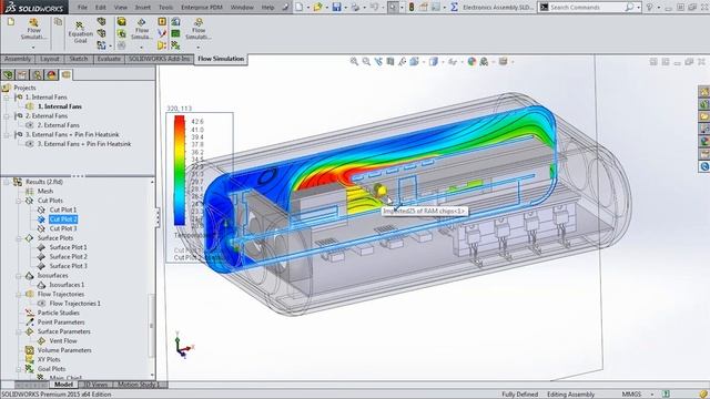 SOLIDWORKS Flow Simulation Electronics Cooling смотреть онлайн