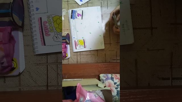 распаковка бумажных сюрпризов 💕🤍🖤 пончики🌺Ульянка д а