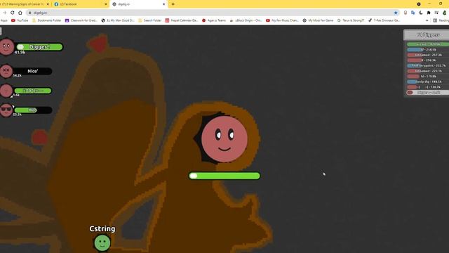 Playing Dig Dig .Io