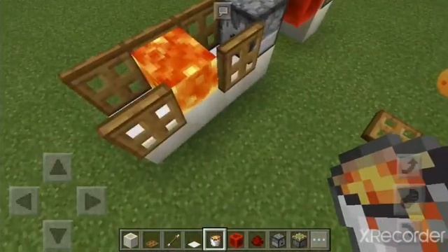 Как сделать огненную пушку в майнкрафте?