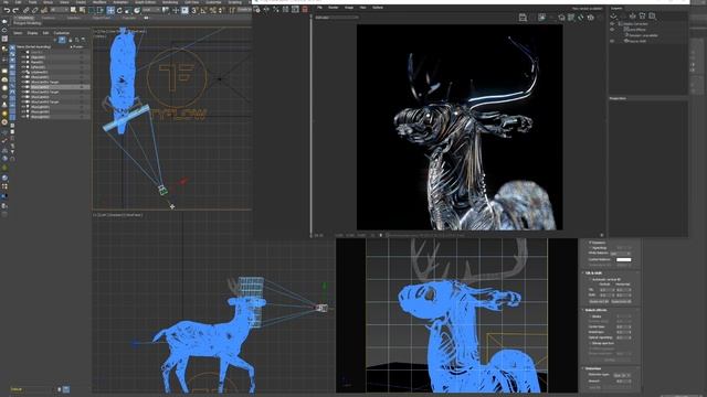Testing Vray5 beta with 3dsMax 2021 and Tyflow смотреть онлайн