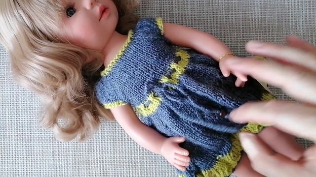 Извязала один  моток пряжи Сочинила платье