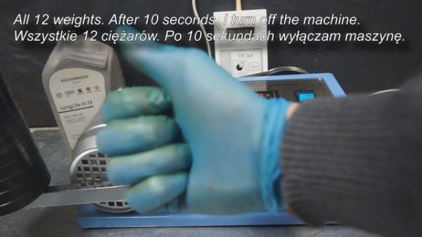 Volkswagen Longlife III FE 0W30 Engine Oil Test 100°C Piotr Tester