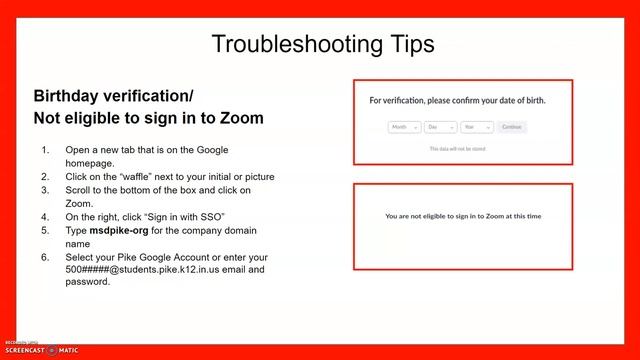 Zoom Login Chromebook SPANISH Updated November