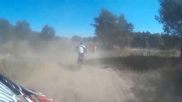 Чемпионат Украины по мотокроссу г. Сумы 2014. Мой тренировочный заезд смотреть онлайн