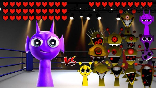 Безумная песня Спрунки против Эволюции монстров Саймона Спрунки! Битва мемов