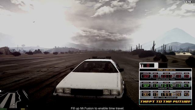 GTA V PC Mods - BACK TO THE FUTURE DELOREAN TIME MACHINE MOD GAMEPLAY! смотреть онлайн